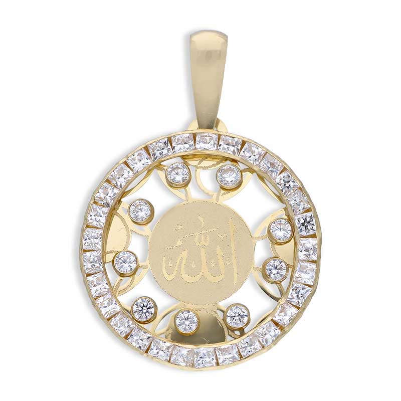 Gold Allah Pendant 18KT - FKJPND18KU1147