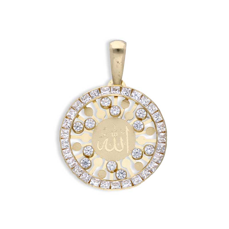 Gold Allah Pendant 18KT - FKJPND18KU1148