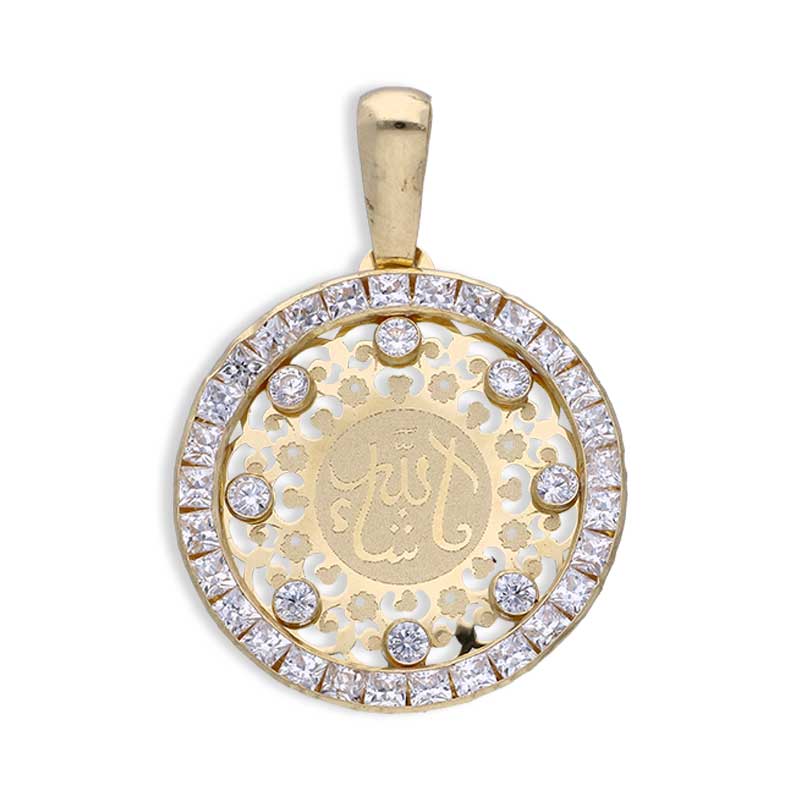 Gold Mashallah Pendant 18KT - FKJPND18KU1143