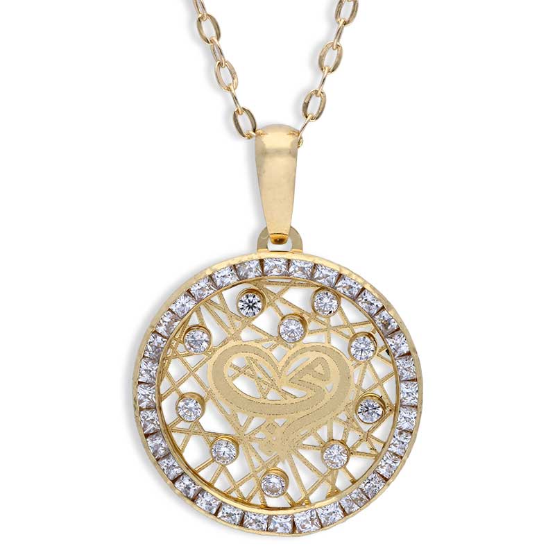 Gold Necklace (Chain with Ummi Pendant) 18KT - FKJNKL18KU1144