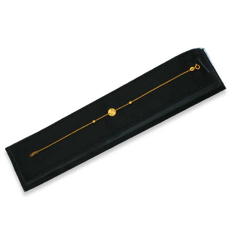 Gold Round Shaped Bracelet 21KT - FKJBRL21KU6026