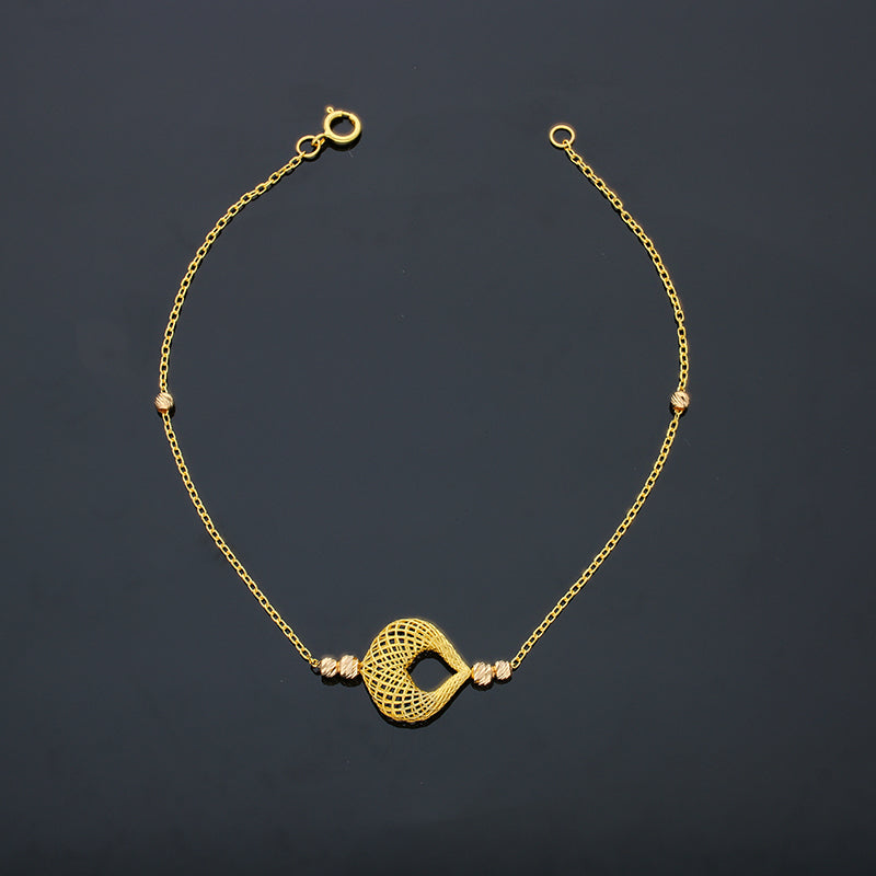 Gold Bracelet 21KT - FKJBRL21KU6055
