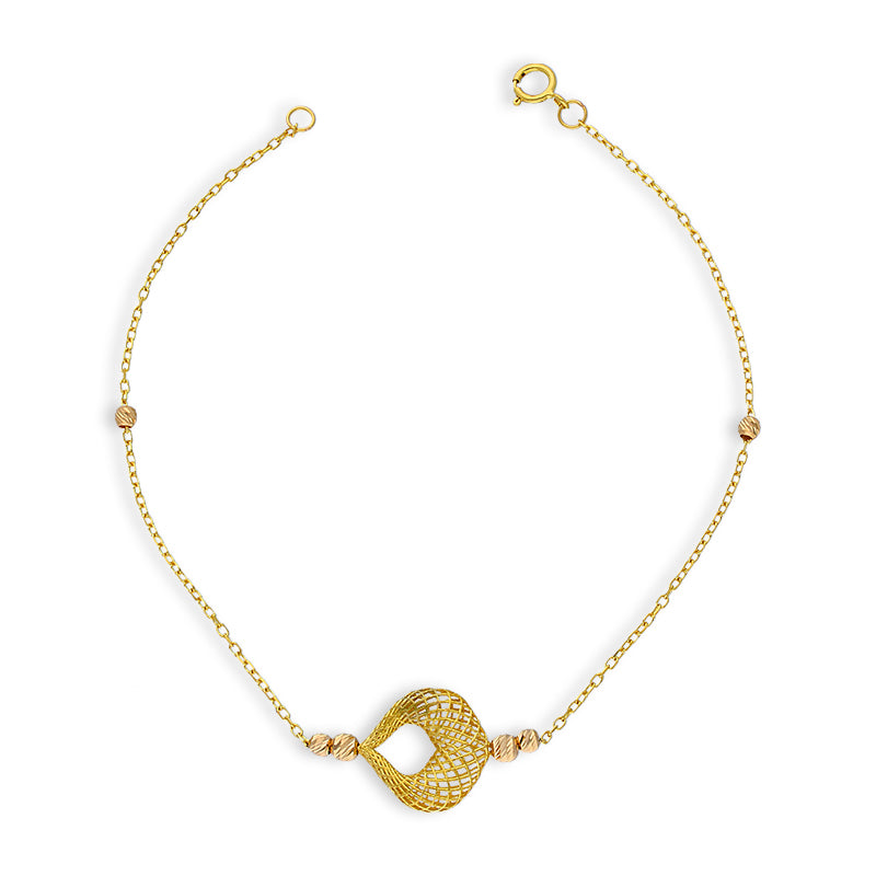 Gold Bracelet 21KT - FKJBRL21KU6055