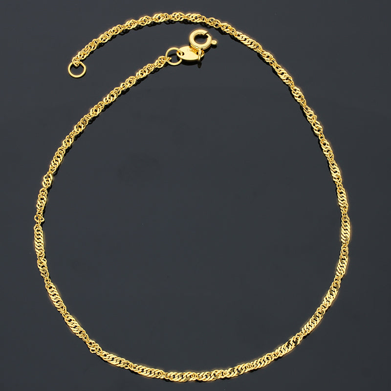 Gold Anklet 21KT - FKJANKL21KU6073