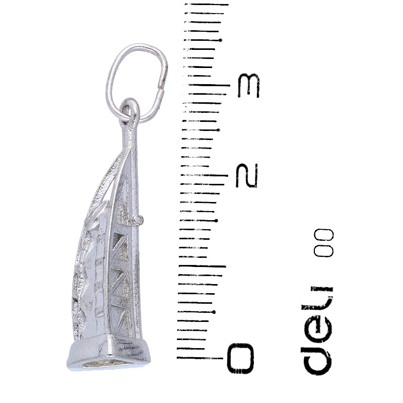Sterling Silver 925 Burj Al Arab Pendant - FKJPNDSLU6105