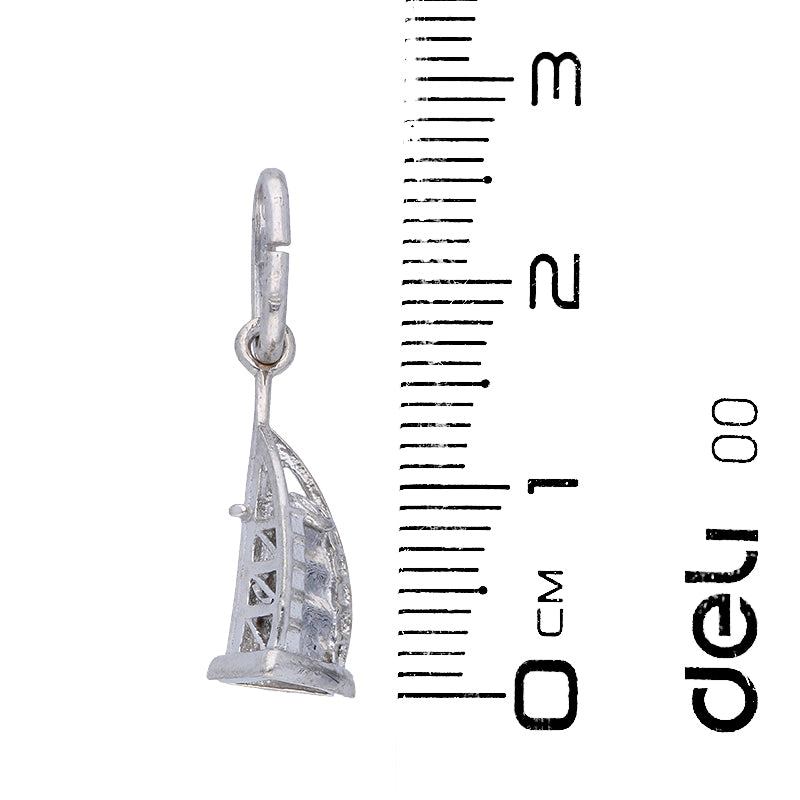 Sterling Silver 925 Burj Al Arab Pendant - FKJPNDSLU6101