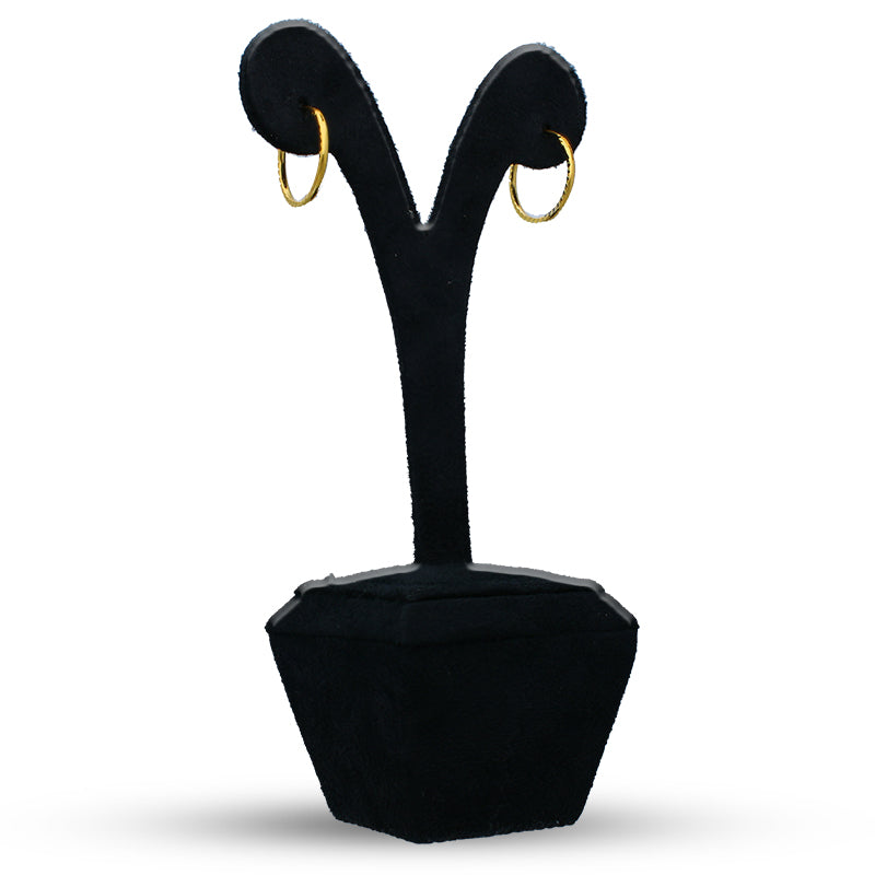 Gold Hoop Earrings 21KT - FKJERN21KU3165