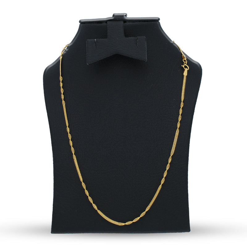 Gold Disco Chain 21KT - FKJCN21KU3007