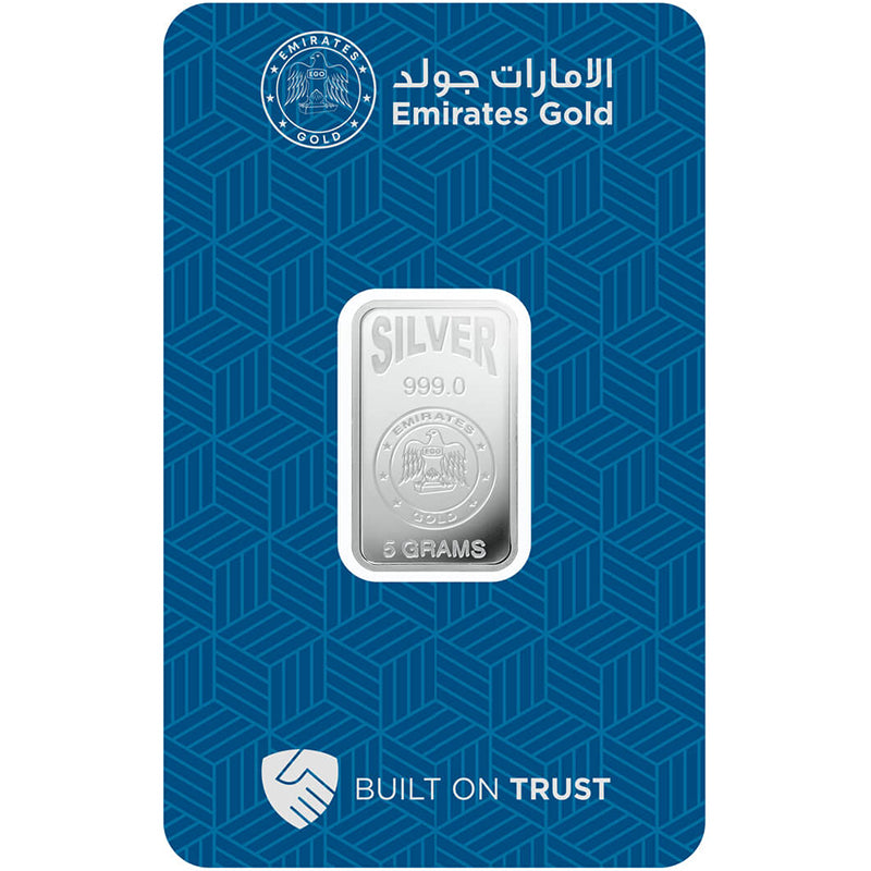 Emirates 5 Gram Silver Bar in 999 Silver - FKJGBRSL2159