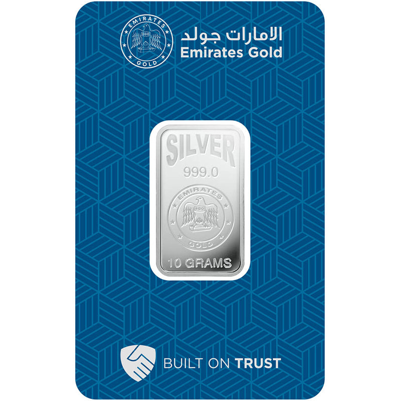 Emirates 10 Gram Silver Bar in 999 Silver - FKJGBRSL2160