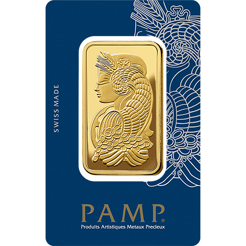Pamp Suisse Queen Fortuna 50 Grams Gold Bar 24KT - FKJGBR24K2186