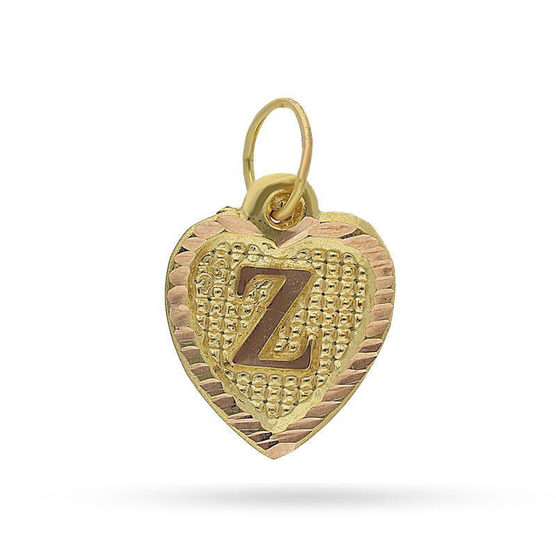 Gold Alphabet Pendant 18KT - FKJPND1452