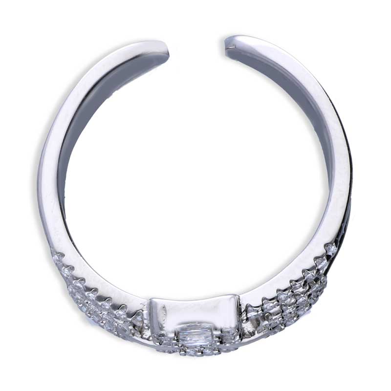 Sterling Silver 925 Solitaire Ring - FKJRNSLU2010