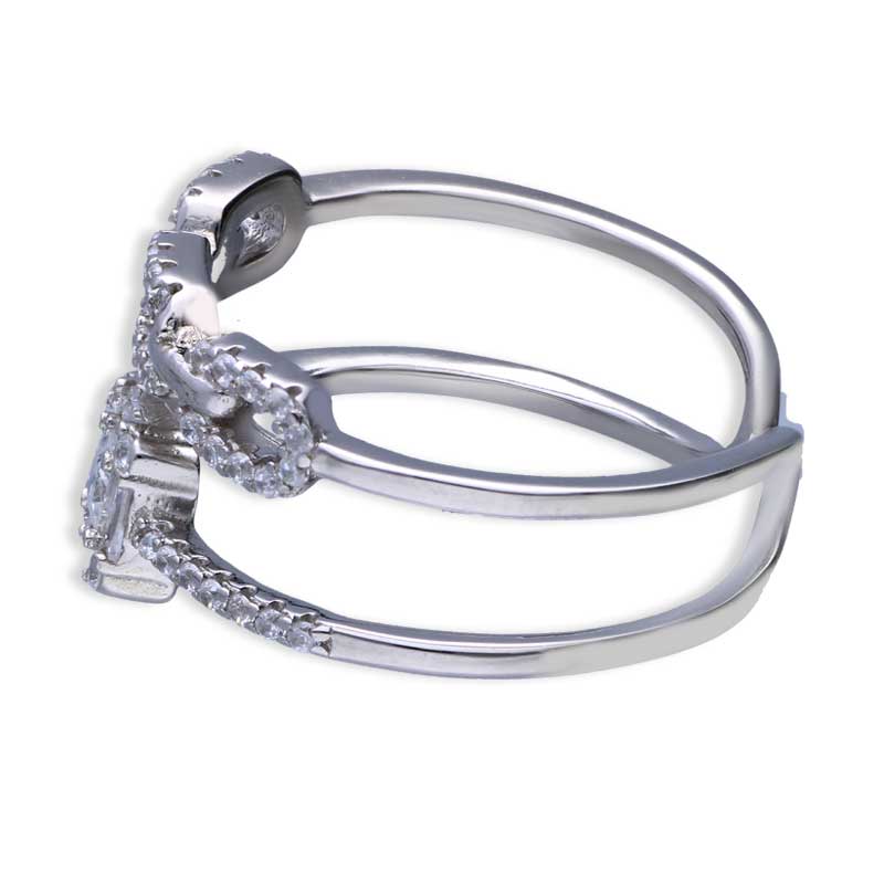Sterling Silver 925 Solitaire Ring - FKJRNSLU2010