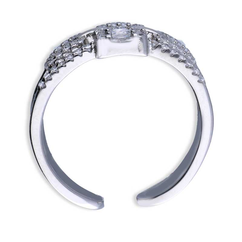 Sterling Silver 925 Solitaire Ring - FKJRNSLU2010