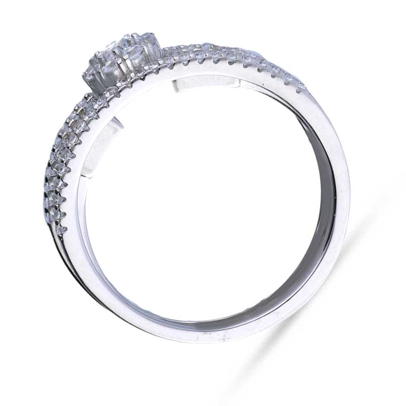 Sterling Silver 925 Solitaire Ring - FKJRNSLU2015