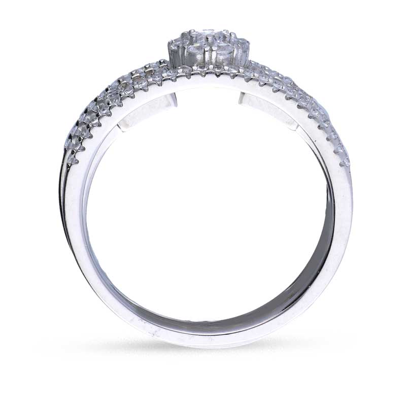 Sterling Silver 925 Solitaire Ring - FKJRNSLU2015