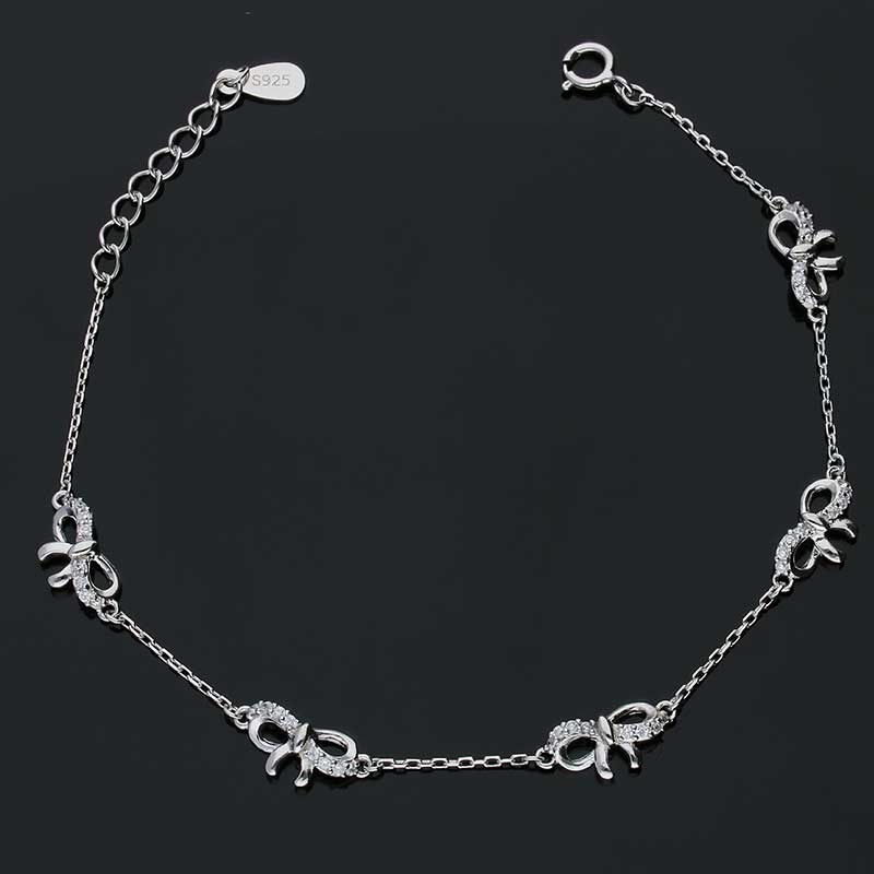 Sterling Silver 925 Knot Bracelet - FKJBRLSLU1046