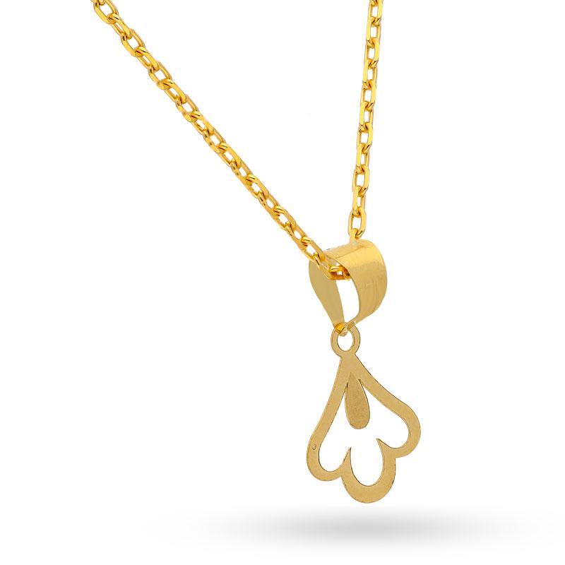 Gold Necklace (Chain with Pendant) 18KT - FKJNKL18K2017