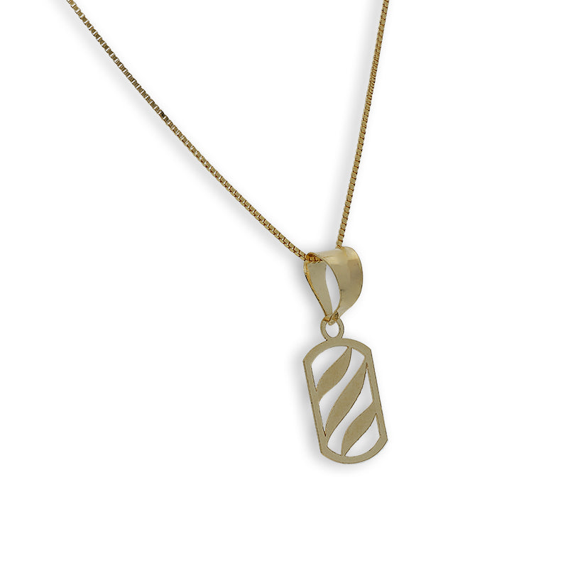 Gold Necklace (Chain with Pendant) 18KT - FKJNKL18K2297