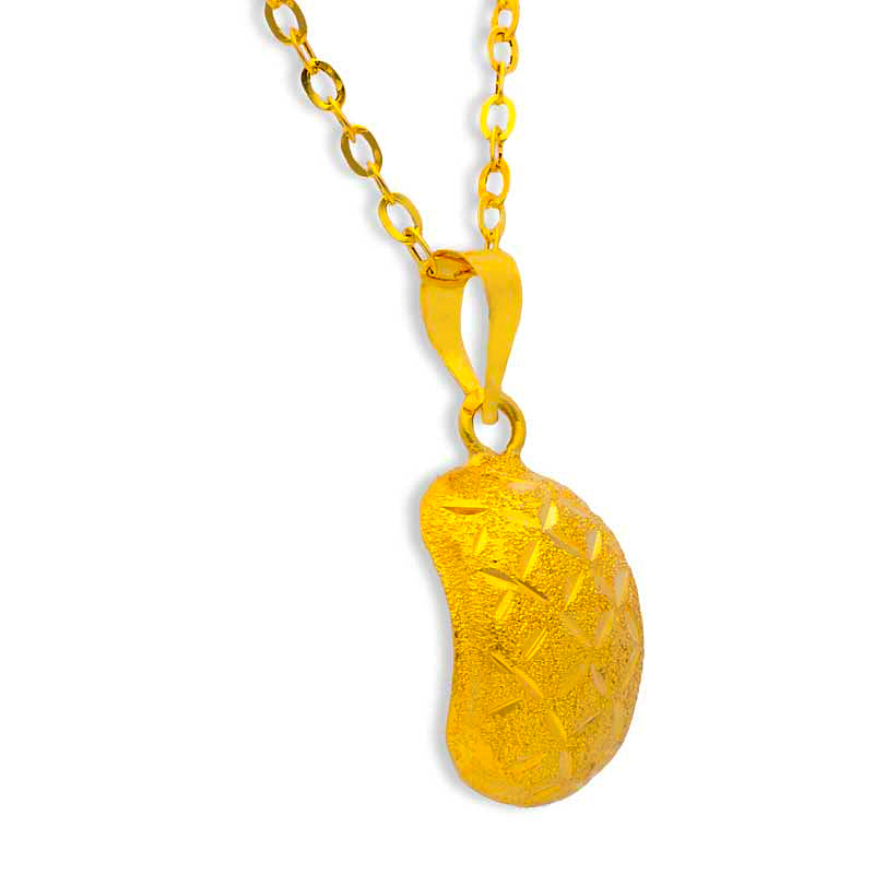 Gold Necklace (Chain with Pendant) 18KT - FKJNKL18KU1053
