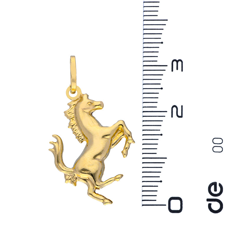 Gold Horse Pendant 18KT - FKJPND18KU1099