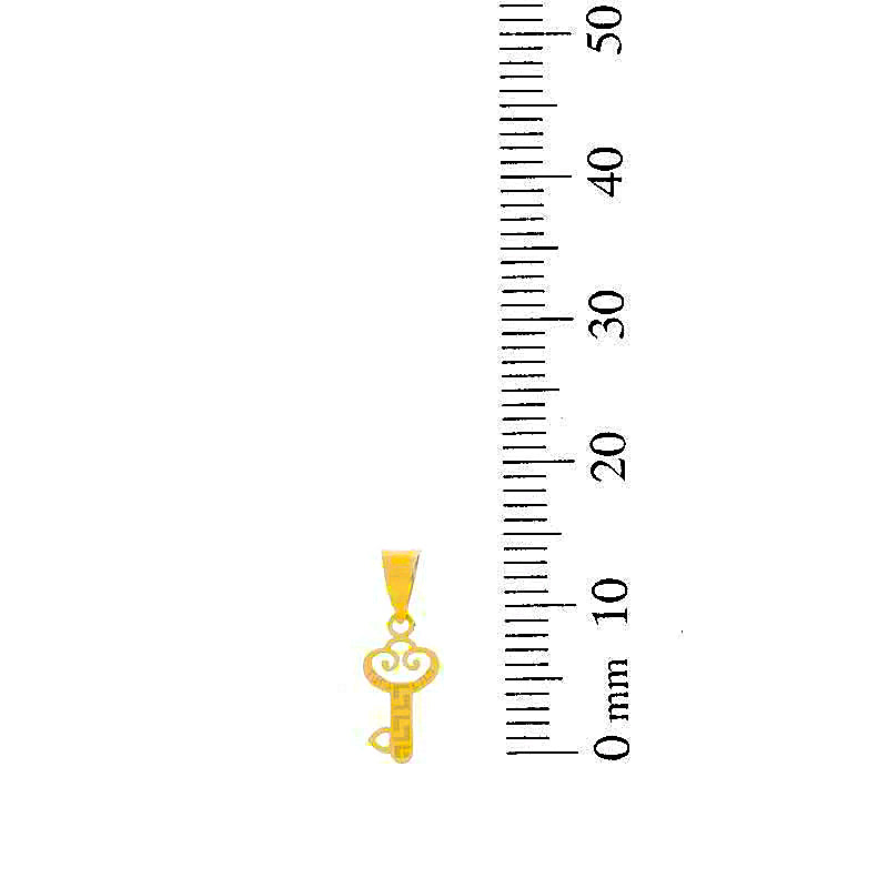 Gold Key Pendant 18KT - FKJPND18KU1042
