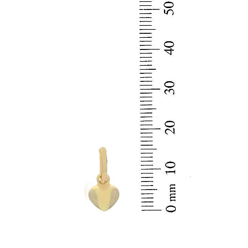 Gold Heart Pendant 18KT - FKJPND18KU1050