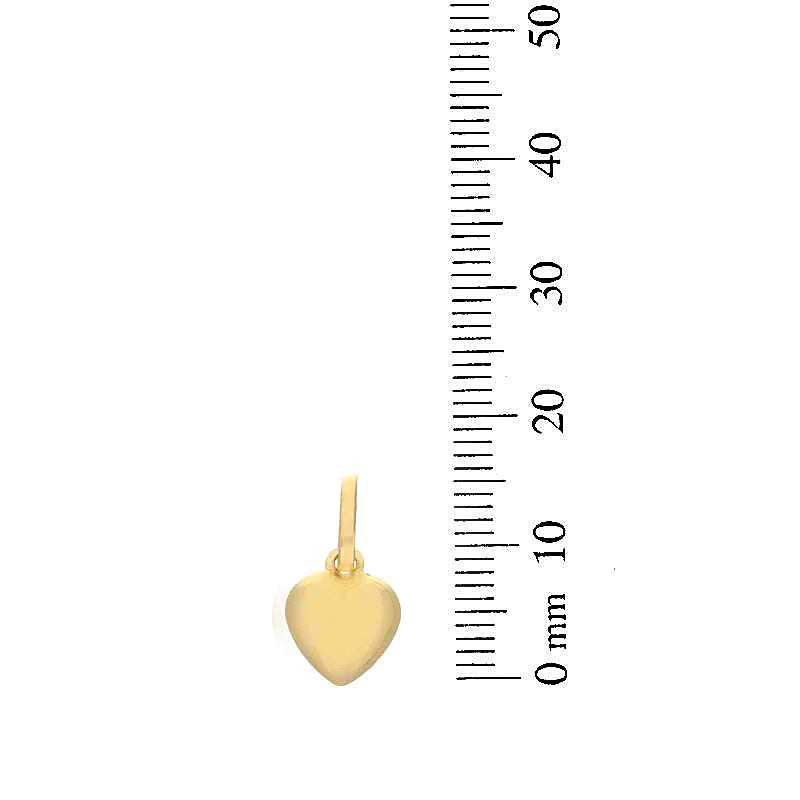 Gold Heart Pendant 18KT - FKJPND18KU1051