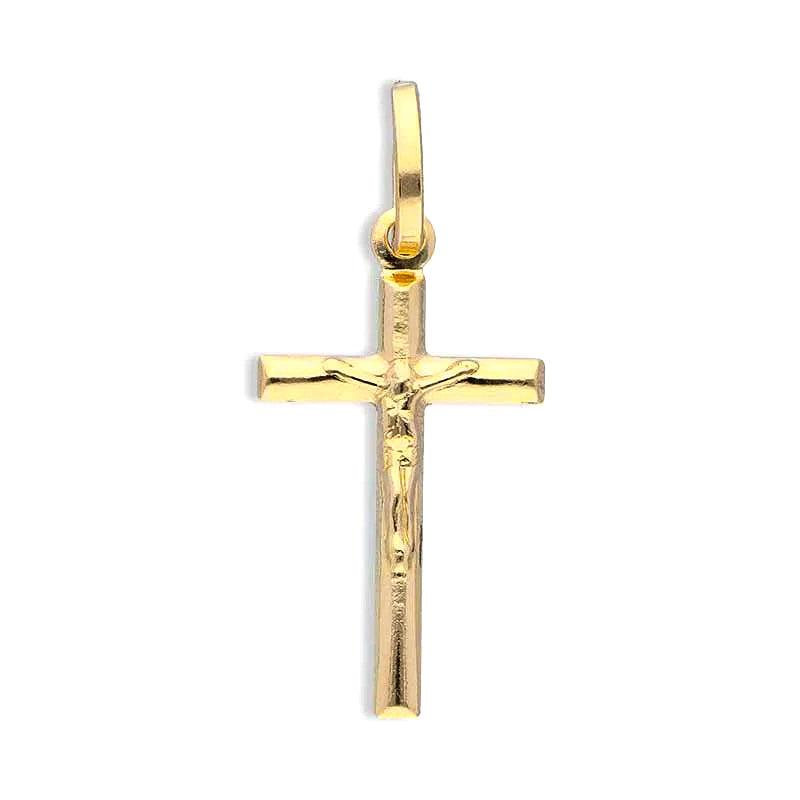 Gold Cross Pendant 18KT - FKJPND18KU1153