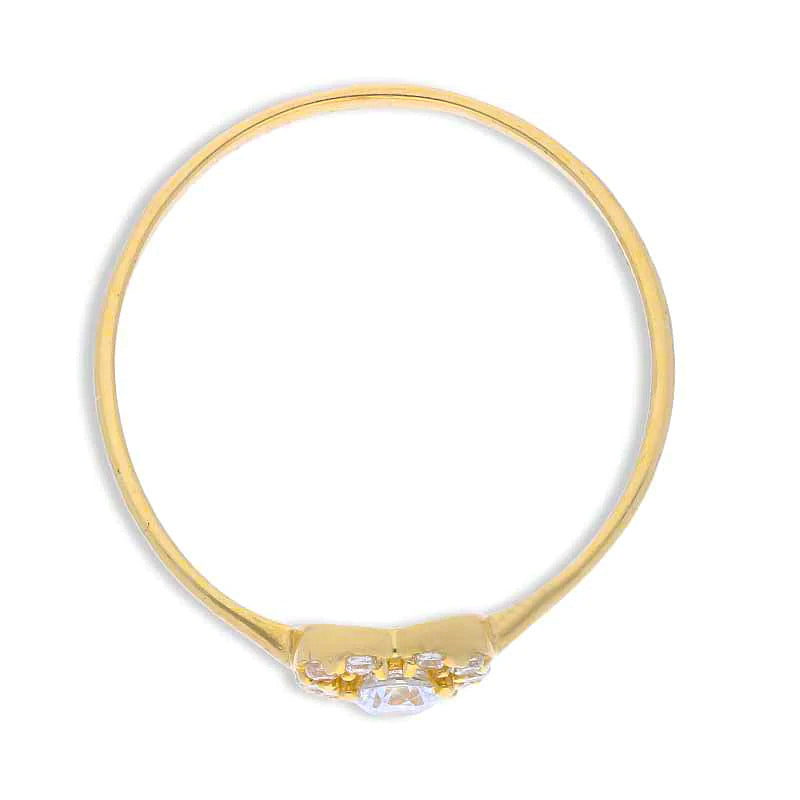 Gold Heart Shaped Ring 18KT - FKJRN18KU2088
