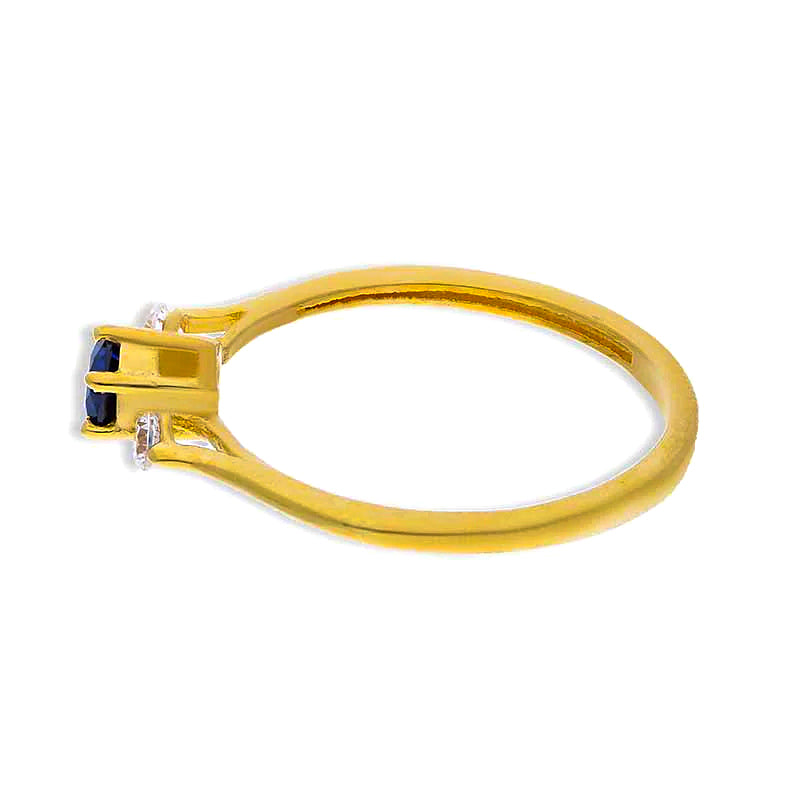 Gold Solitaire Ring 18KT - FKJRN18KU2090