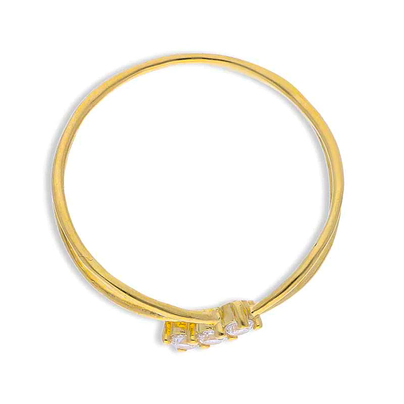 Gold Solitaire Ring 18KT - FKJRN18KU2093