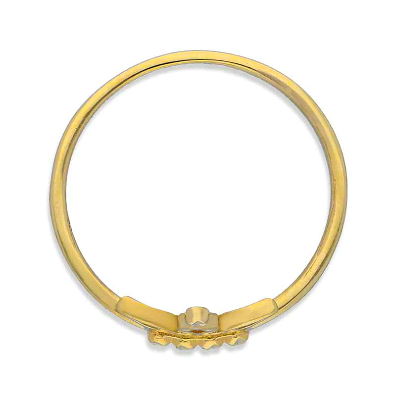 Gold Crown Ring 18KT - FKJRN18KU2097