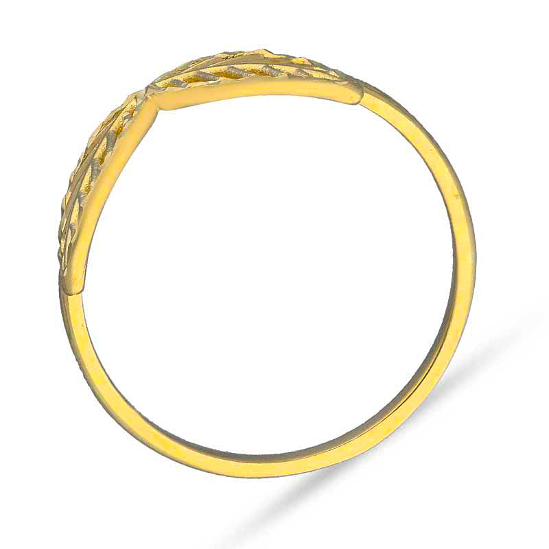 Gold Leaf Ring 18KT - FKJRN18KU2098