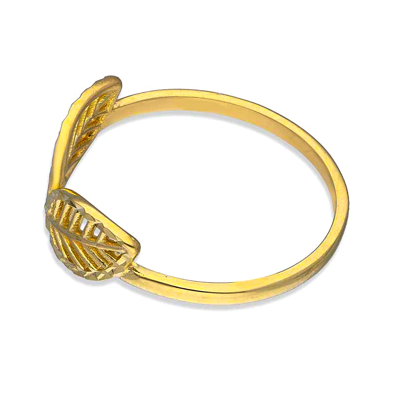 Gold Leaf Ring 18KT - FKJRN18KU2098