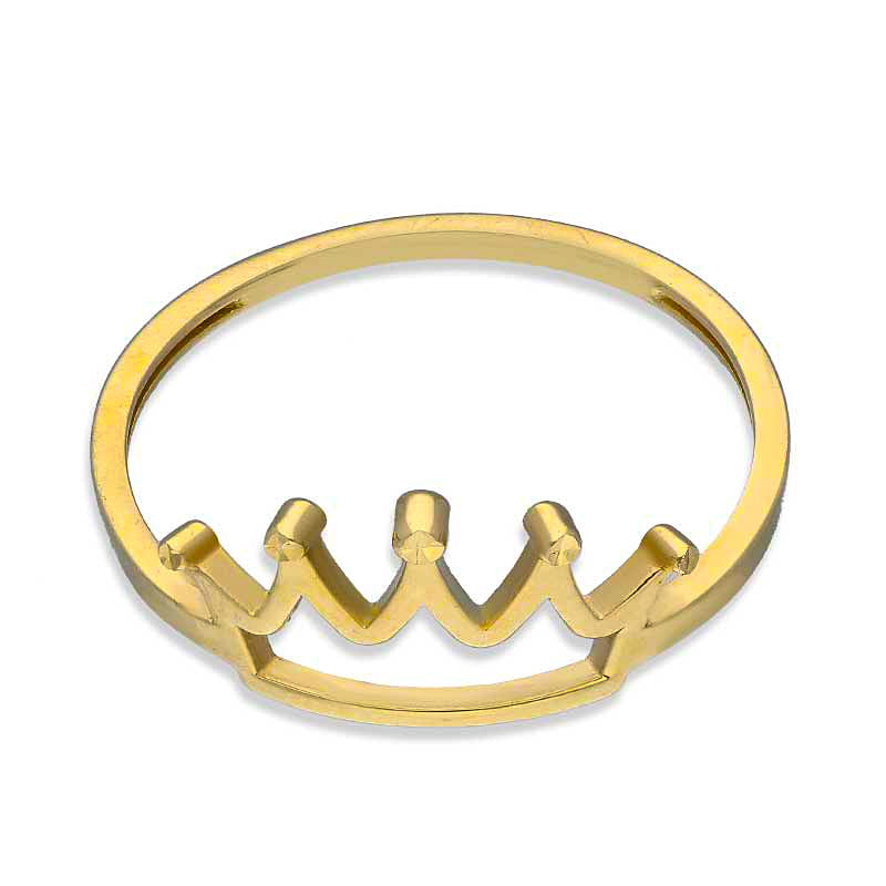 Gold Crown Ring 18KT - FKJRN18KU2099