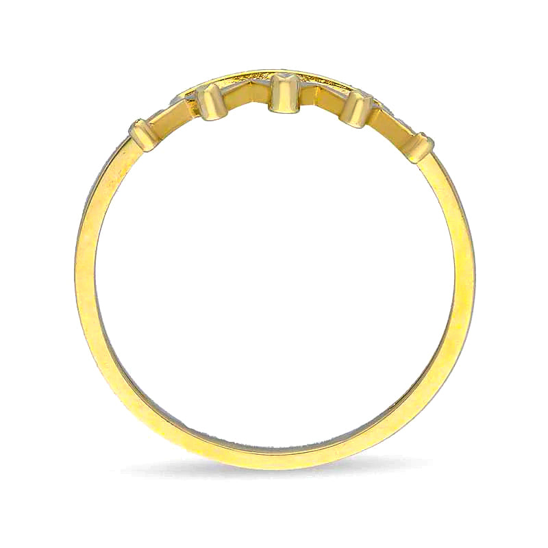 Gold Crown Ring 18KT - FKJRN18KU2099