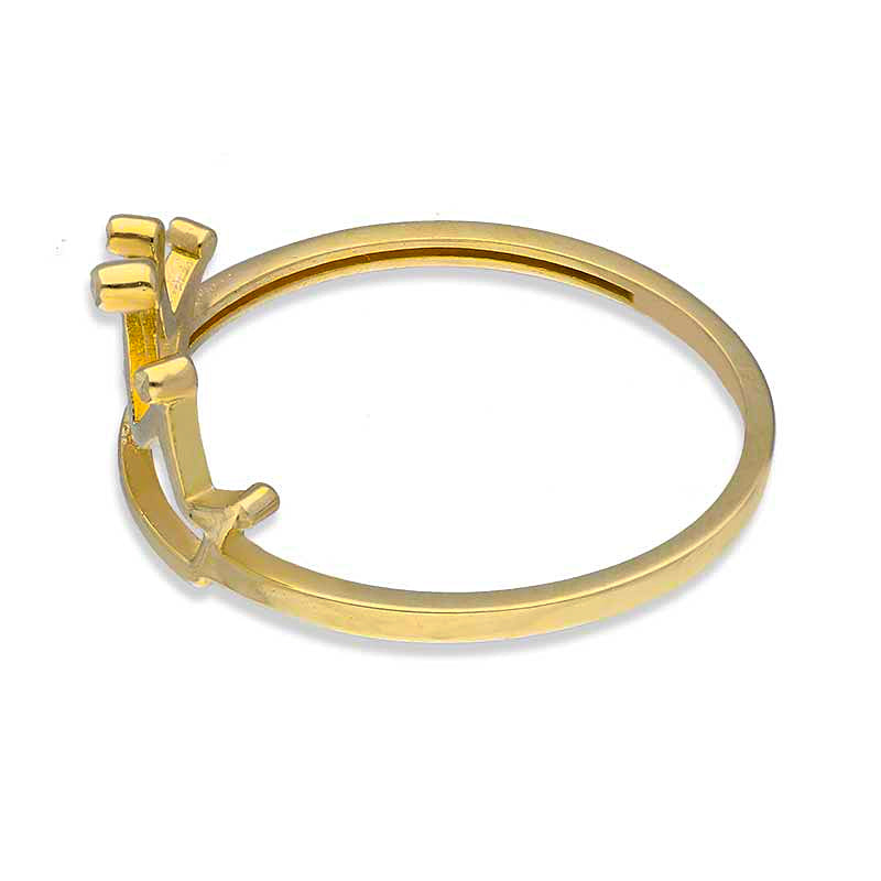 Gold Crown Ring 18KT - FKJRN18KU2099