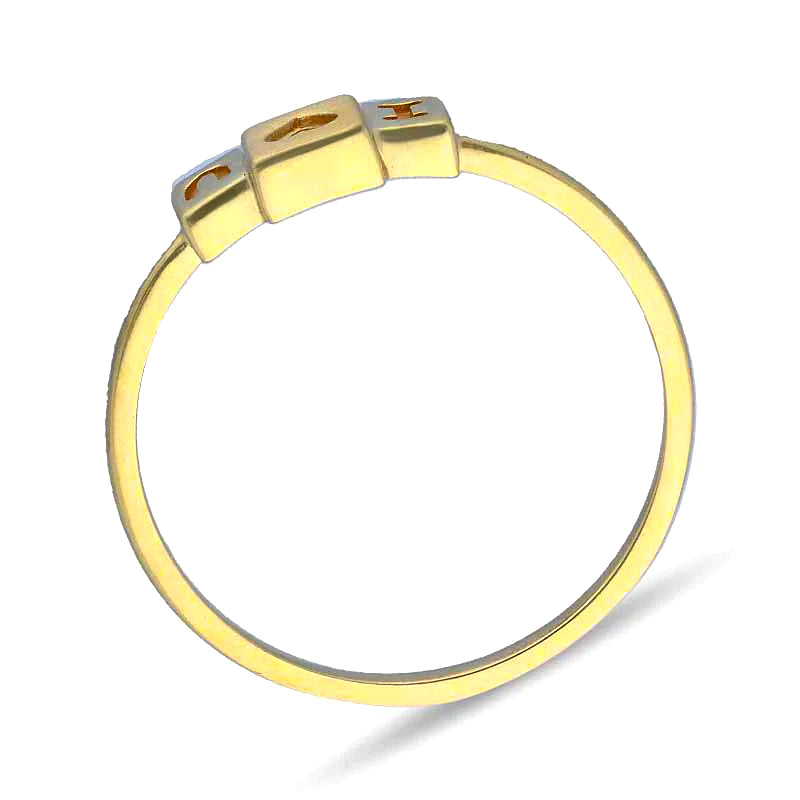 Gold I Love You Ring 18KT - FKJRN18KU2105