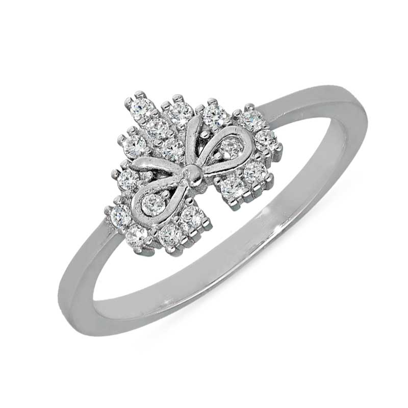 Sterling Silver 925 Heart Shaped Ring - FKJRNSL2952