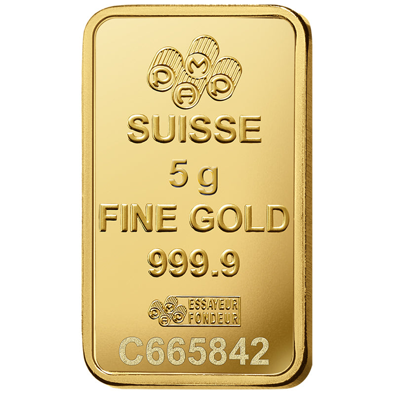 Pamp Suisse Queen Fortuna 5 Grams Gold Bar 24KT - FKJGBR2154