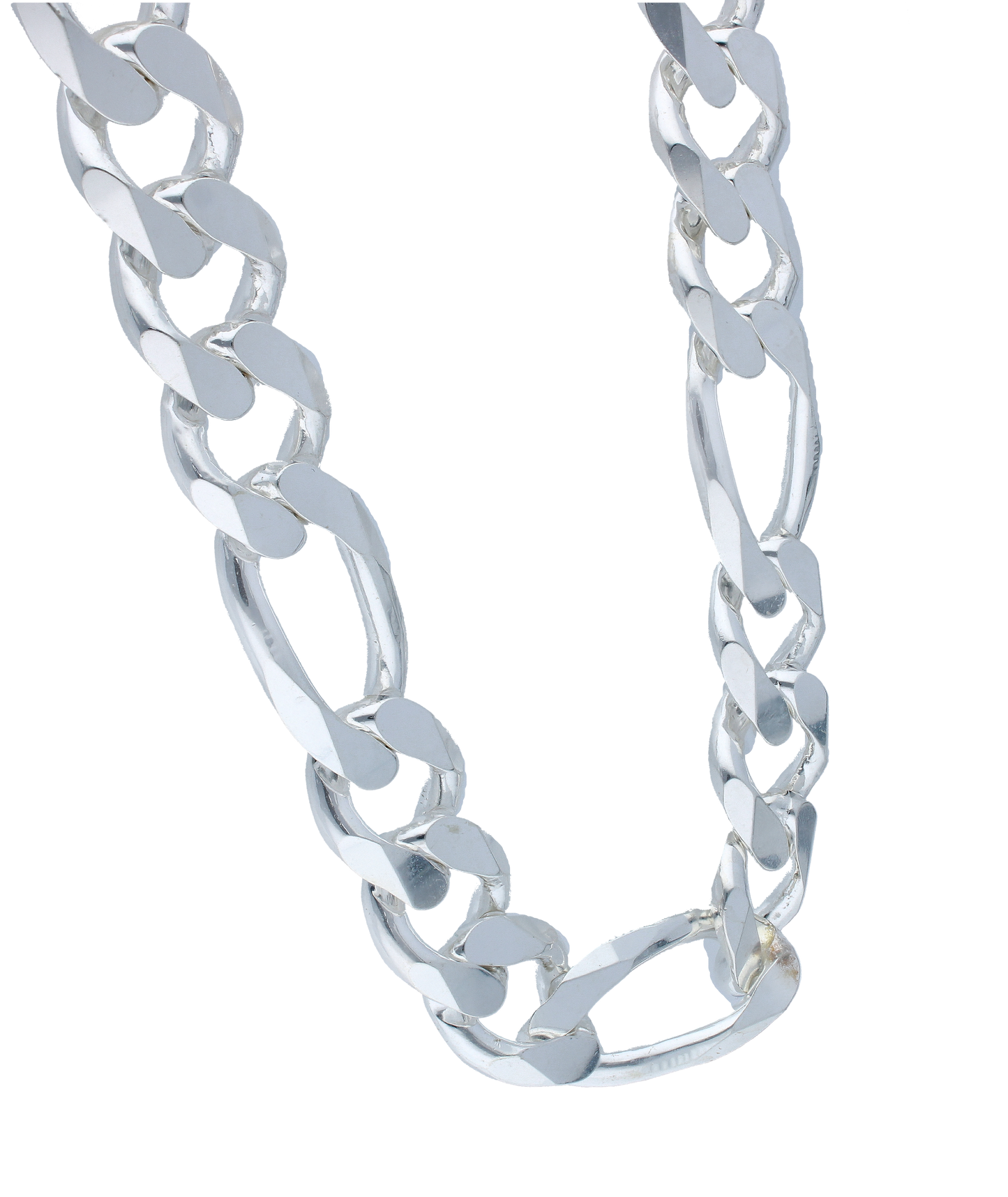 Sterling Silver 925 Men's Figaro Chain - FKJCNSLU3012