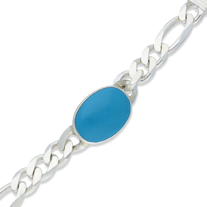 Sterling Silver 925 Salman Khan Firoza Bracelet - FKJBRLSLU1118