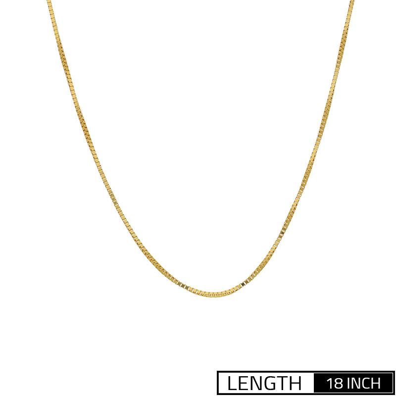 Gold Box Chain 18KT - FKJCN18K2095