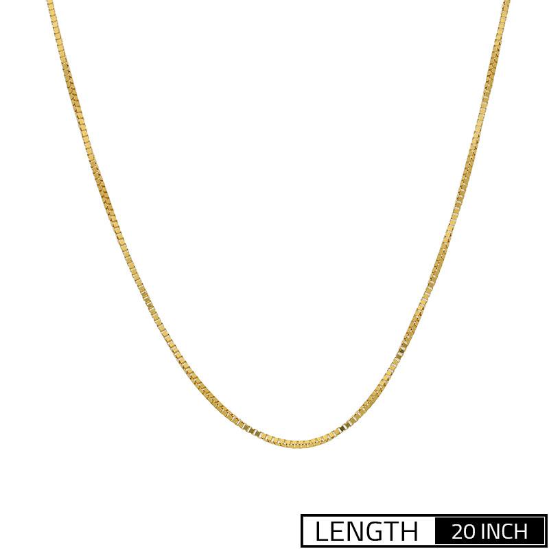 Gold Box Chain 18KT - FKJCN18K2095