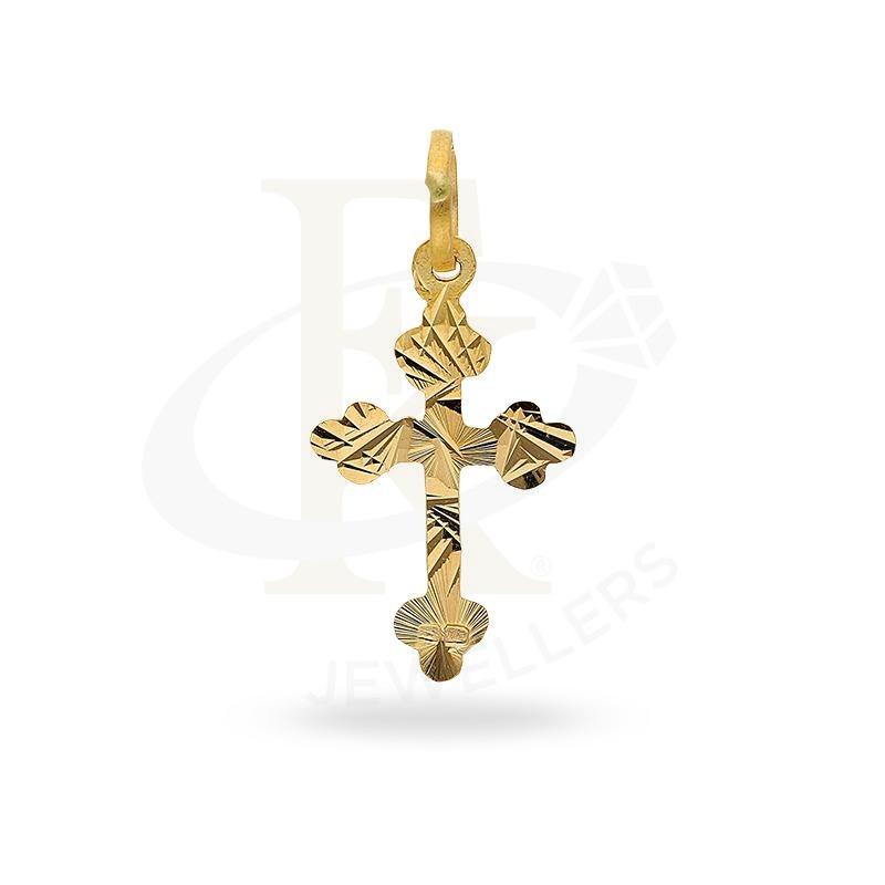 Gold Cross Pendant 22Kt - Fkjpnd22K2187 Pendants