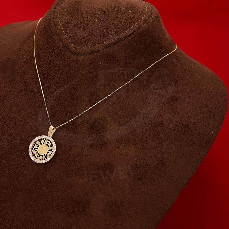 Gold Necklace (Chain With Mashallah Pendant) 18Kt - Fkjnkl18K2326 Necklaces