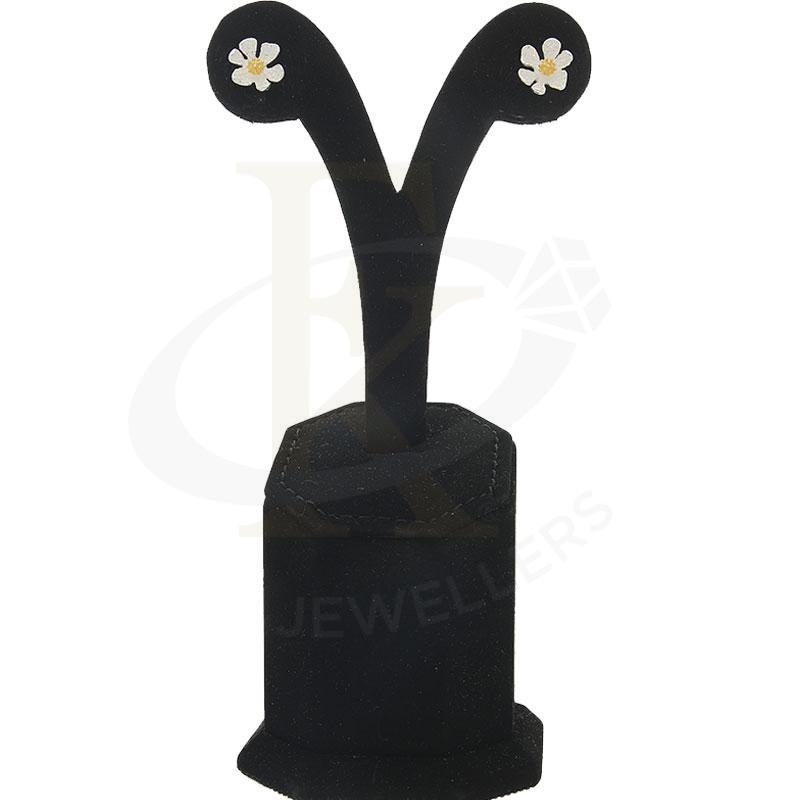 Sterling Silver 925 Flower Earrings - FKJERNSL2183