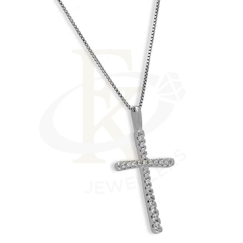 Italian Silver 925 Necklace (Chain With Cross Pendant) - Fkjnklsl2706 Necklaces